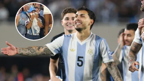 Leandro Paredes le dio un regalo a una persona especial y no es su esposa. 
