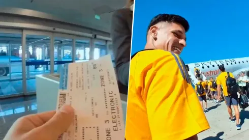Blondel grabó el viaje de Boca a Rosario.
