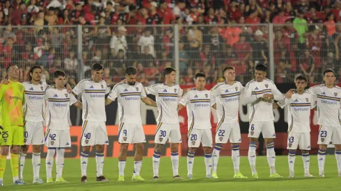 Los 11 titulares de Boca ante la Lepra.
