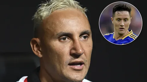 El gesto de Keylor Navas con Ander Herrera
