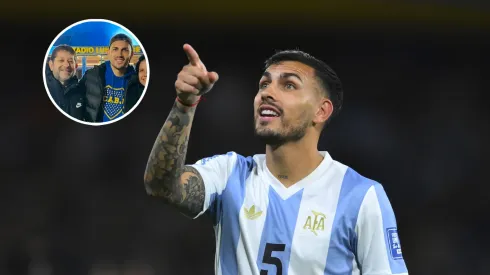El guiño del padre de Paredes a Boca. 
