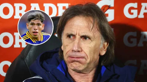 Ricardo Gareca le tiró un palito a Carlos Palacios. 
