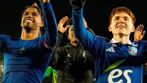 El Colo Barco en Racing de Estrasburgo
