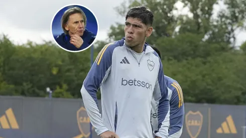 Palacios y un palazo contra Ricardo Gareca. 
