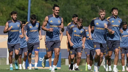 El futbolista de Boca que sigue recuperándose de su lesión. 

