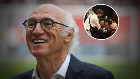 El encuentro entre Bianchi y un reconocido actor.
