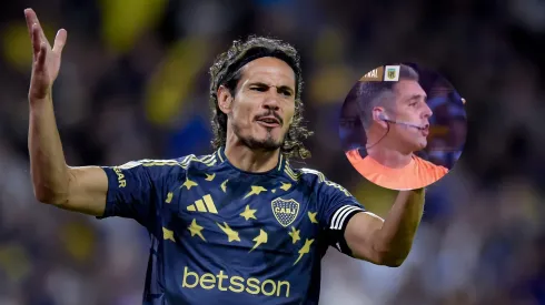 A Cavani le anularon dos goles contra Barracas Central.
