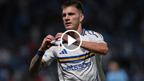 Kevin Zenón marcó el 2 a 1 para Boca y asistió en el gol de Carlos Palacios
