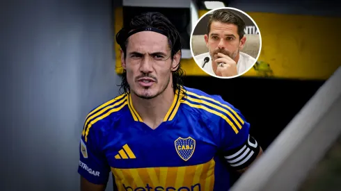 Cavani respaldó a Gago por su trabajo como DT de Boca. 

