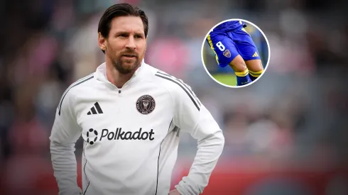 Messi tiene un short de Boca en su colección.

