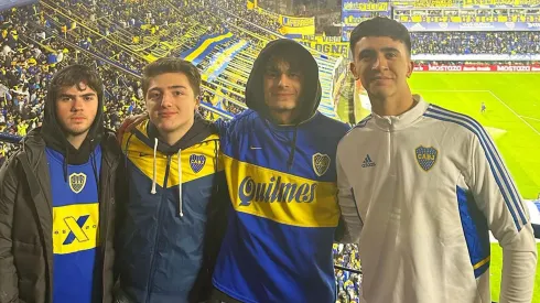 Gonzalo Quinteros, hijo de Gustavo, es hincha de Boca
