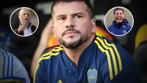 Herrón, otra vez DT interino de Boca, va por un récord. 
