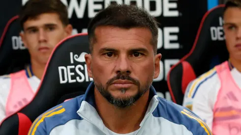 Mariano Herrón metió un cambio en la formación que probó en Boca. 
