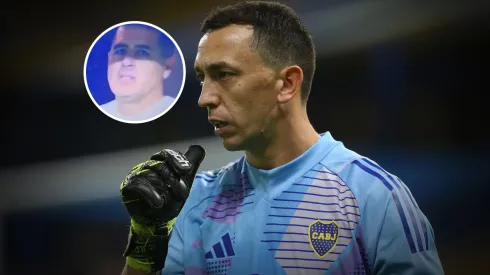 El pedido de Riquelme a Marchesín en la previa a los penales contra Lanús.

