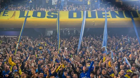 La Bombonera y una noche caldeada. Foto: Getty.
