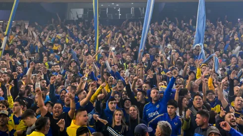 Los hinchas de Boca, enojados con la decisión del club. 
