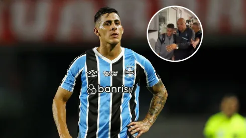 Cristian Pavón, acusado de escupir a un policía en Brasil. 
