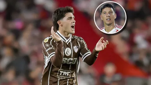 La burla de Taborda a Driussi tras el histórico triunfo de Platense
