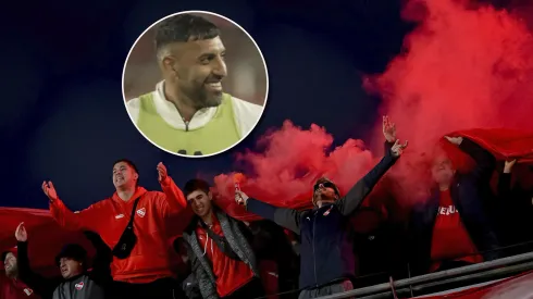El polémico gesto de Wanchope a la hinchada de Independiente
