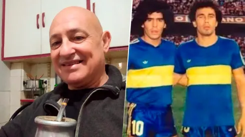 Jorge Cecchi jugó con Maradona en Boca.
