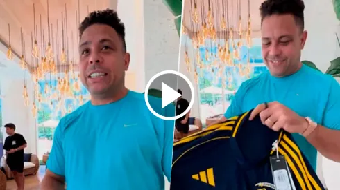 Ronaldo tuvo que elegir entre Boca y River.
