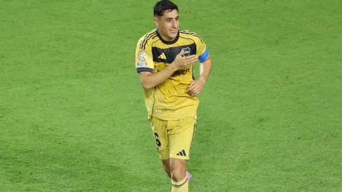 Merentiel, con el corazón en la mano. A lo Boca.
