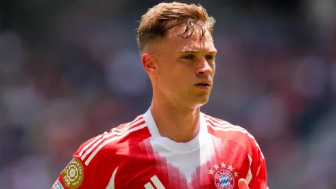 El polémico festejo de Kimmich en el segundo gol del Bayern Munich.
