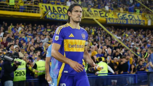 Así está Cavani para el partido de Boca ante Auckland City. 
