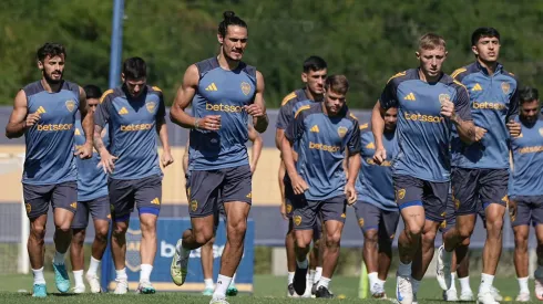 Son dos los futbolistas de Boca que no entrenan y se van ahora. 
