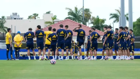 Primera salida en Boca.
