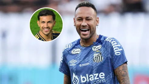 El astro brasileño también saludó a Paredes tras su vuelta a Boca.
