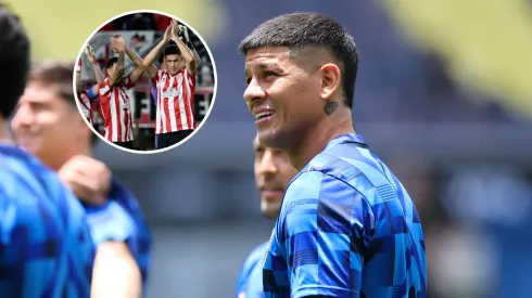 Marcos Rojo se contactó con los referentes de Estudiantes. 
