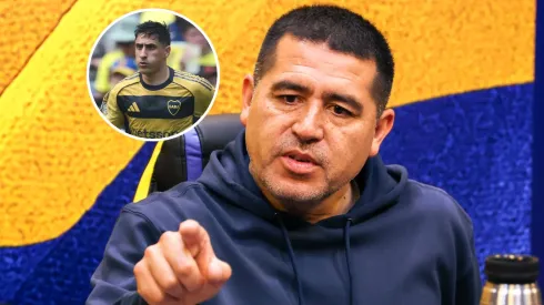 Riquelme marcó su postura sobre la posible salida de Merentiel. 

