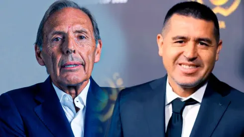 Riquelme y Russo, dos actores protagónicos de ese Boca caótico.

