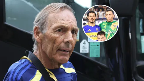 Miguel Russo no puso en el once titular a Marchesín y Cavani. 
