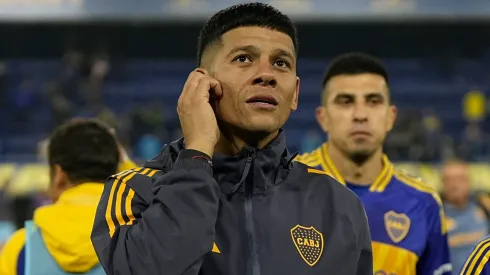 Marcos Rojo, seguido de cerca por varios clubes que quieren sacarlo de Boca. 
