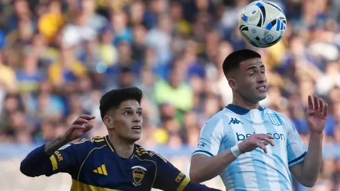 Boca vs. Racing, por el Torneo Clausura 2025.
