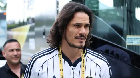 Cavani y un reencuentro inesperado. 
