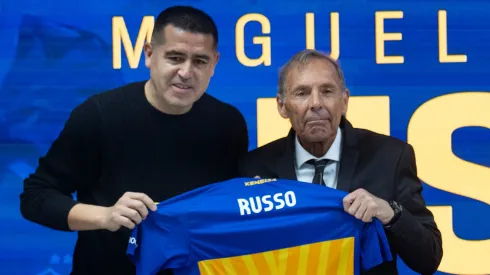 La charla que se viene entre Riquelme y Russo en Boca. 
