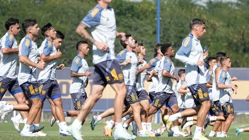 Las novedades del entrenamiento de Boca. 

