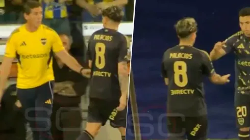 Palacios, disconforme con su salida.
