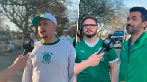 Los hinchas de Palmeiras eligieron entre Boca y River.
