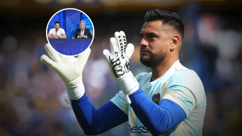 Romero dio una charla en La Bombonera.
