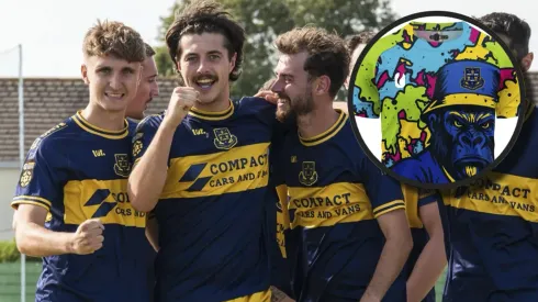 La nueva camiseta del Llantwit Major FC de Gáles
