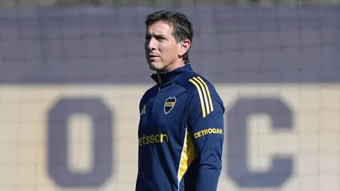 Úbeda se hizo cargo de la práctica de Boca en lugar de Russo.
