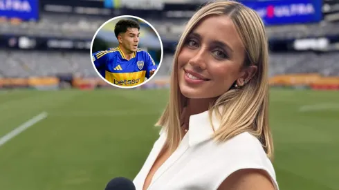 Morena Beltrán habló sobre el partido de Blondel en la Reserva de Boca.
