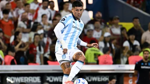 Rojo entró unos minutos contra River.
