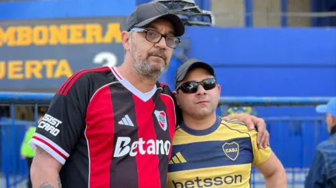 Viral: un hincha de River apareció en La Bombonera para despedir a Russo