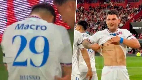 La emoción de Nacho Russo al marcar en Tigre-Newells.
