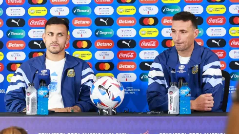 La futura decisión de Scaloni con Paredes. 
